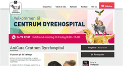 Desktop Screenshot of centrumdyrehospital.dk