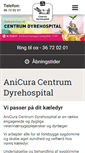 Mobile Screenshot of centrumdyrehospital.dk